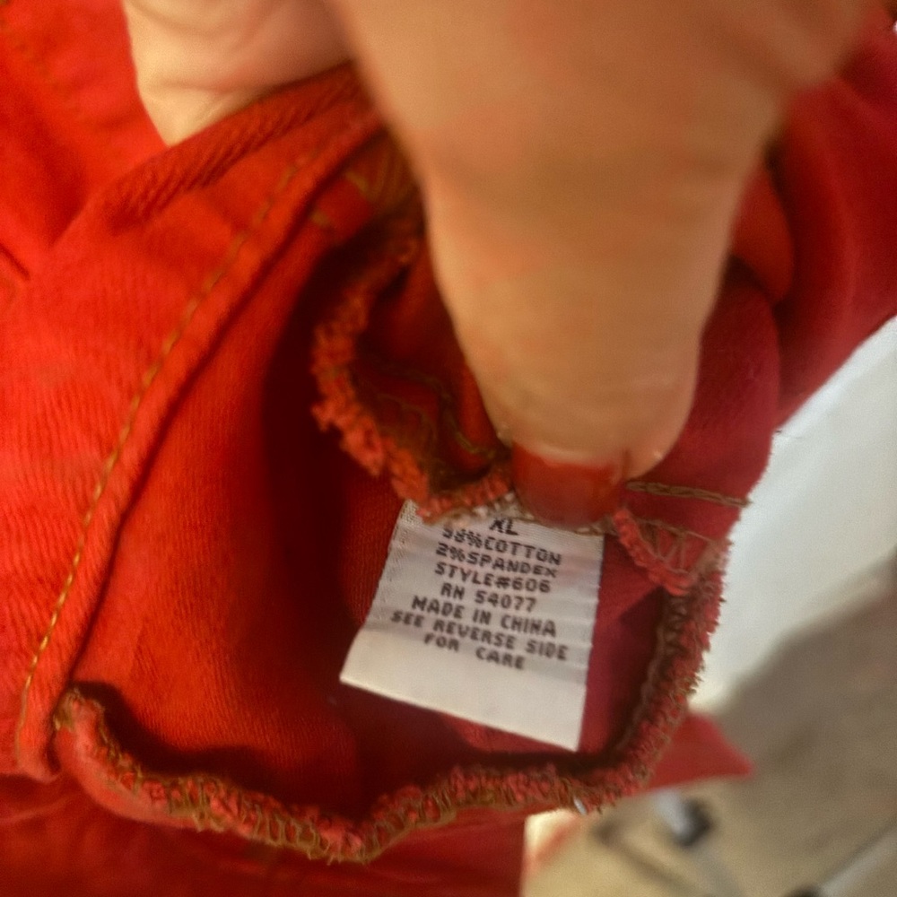 CAbi Vibrant Red Jean Jacket - Picture 4 of 7